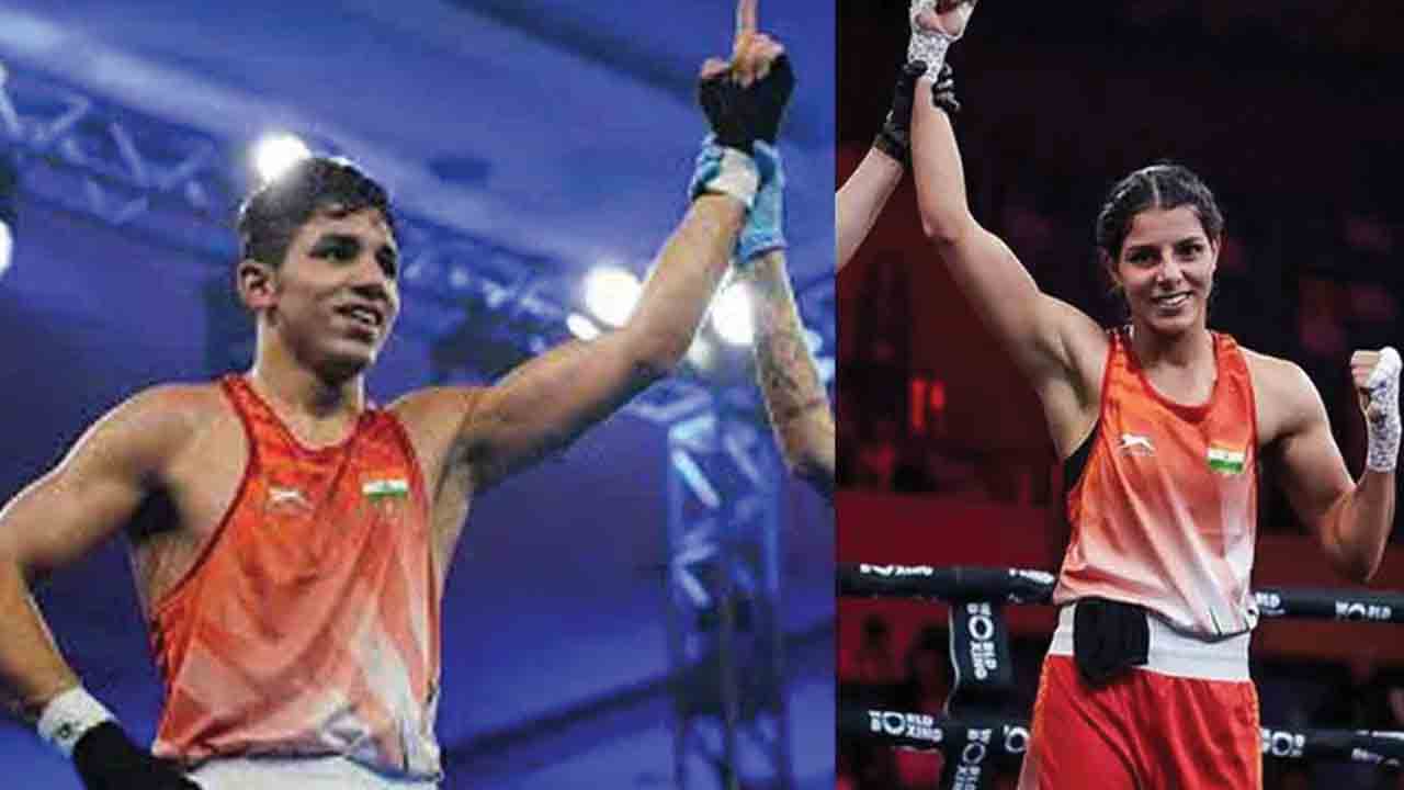 సెమీస్‌లో హితేశ్‌, సాక్షి