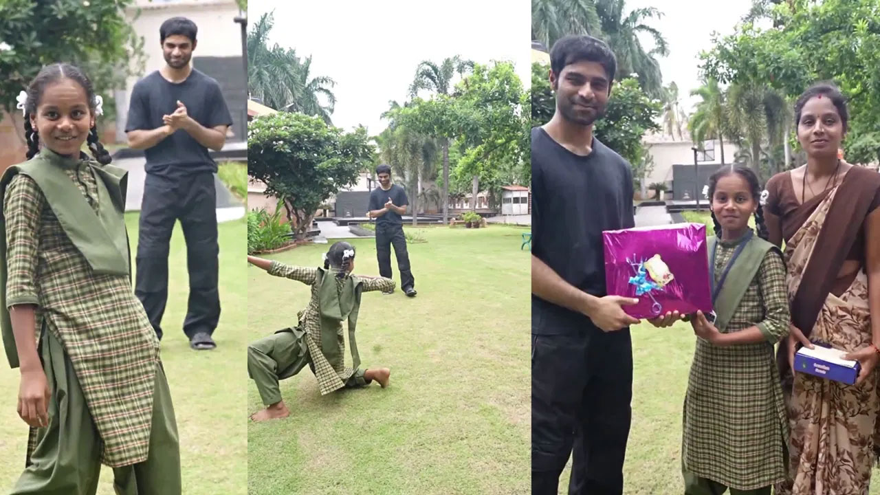 Viral Vayyari Song | హీరో ముందే వైర‌ల్ వ‌య్యారి పాట‌కి అద‌ర‌గొట్టిన చిన్నారి.. వీడియో వైర‌ల్