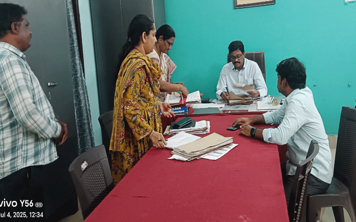 Tripuraram : భూ భారతి దరఖాస్తులు ప‌రిష్క‌రించాలి : జాయింట్‌ కలెక్టర్‌ శ్రీనివాస్‌