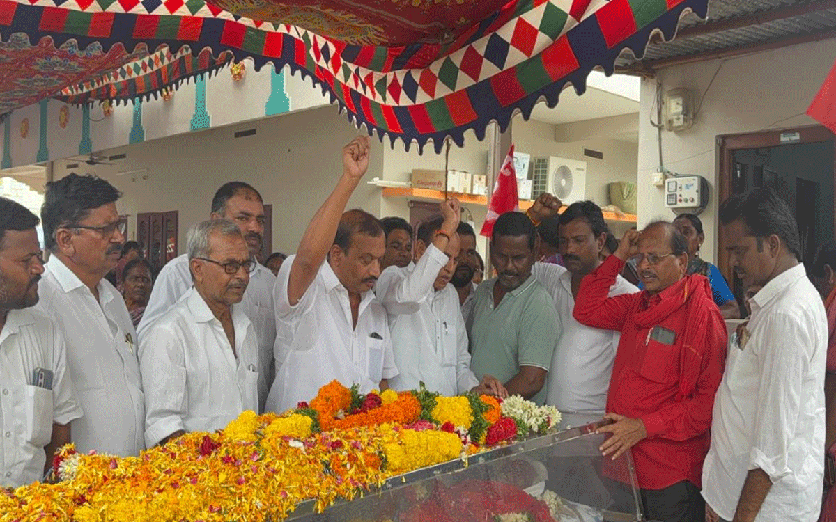 Kodada : అలుపెరగని కమ్యూనిస్టు యోధుడు దొడ్డ నారాయ‌ణ‌రావు : కన్మంతరెడ్డి