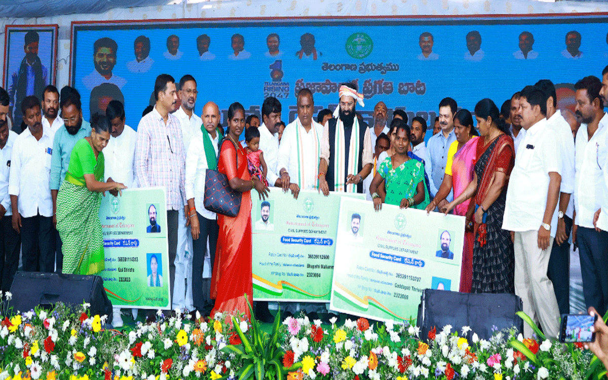 Kattangur : అర్హులంద‌రికి రేషన్ కార్డులు అందిస్తాం : మంత్రి ఉత్తమ్ కుమార్ రెడ్డి