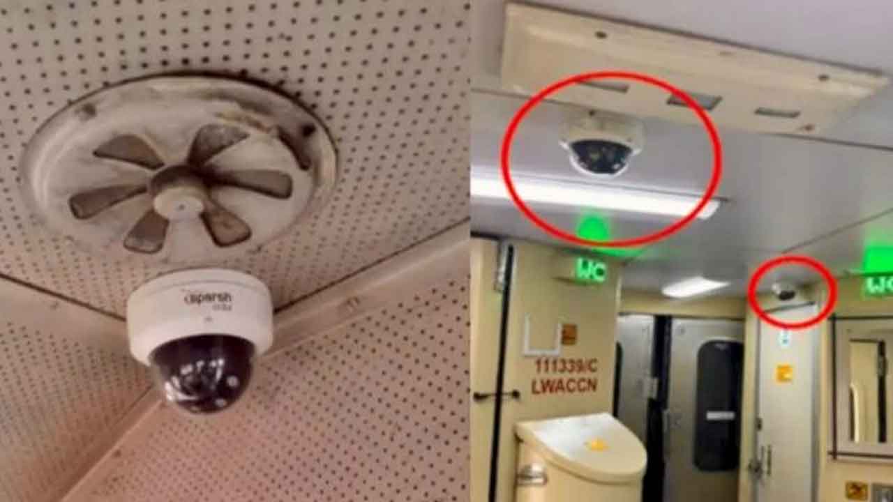 అన్ని రైల్వే కోచ్‌లలో సీసీటీవీ కెమెరాలు