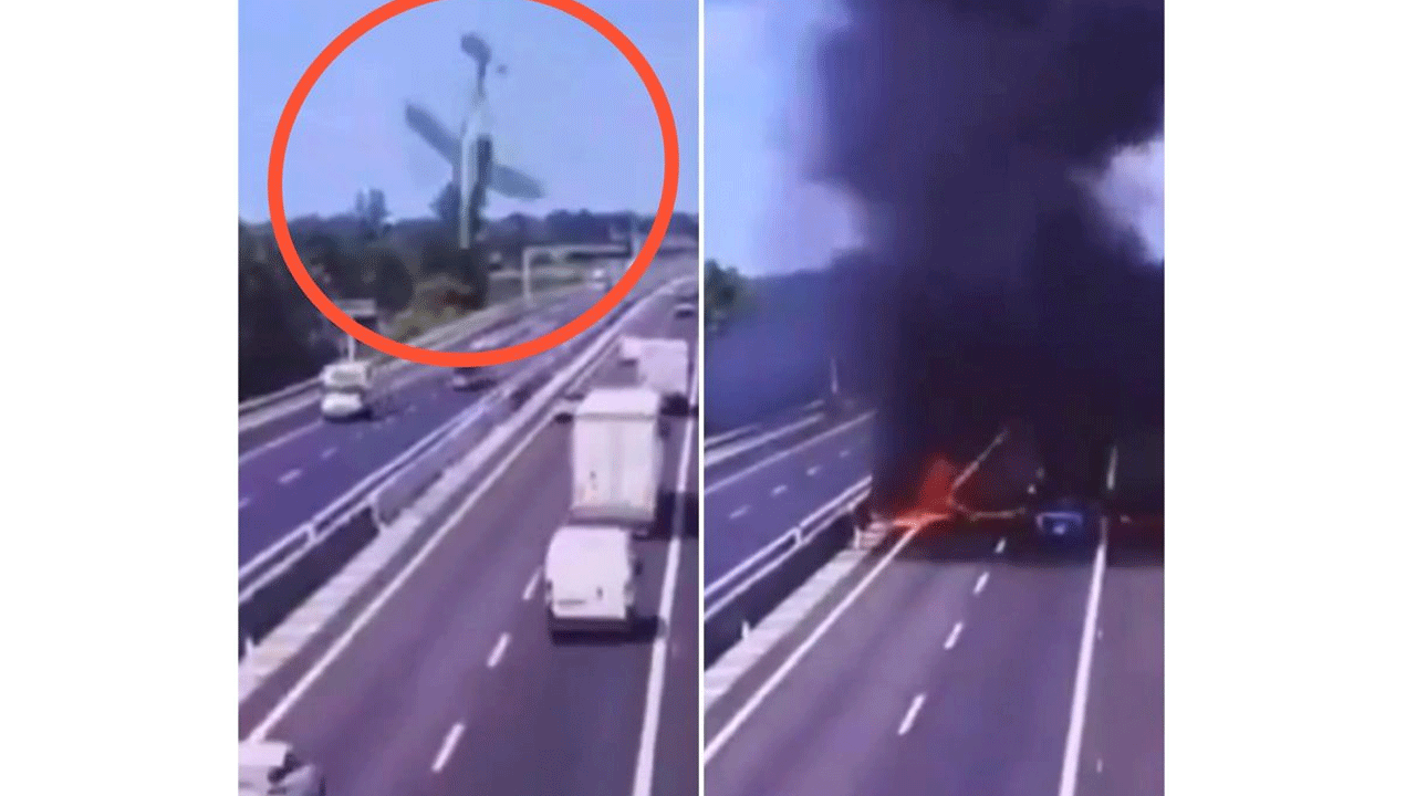 Plane Crash: హైవేపై కూలిన విమానం.. పైల‌ట్‌తో స‌హా ఇద్ద‌రు మృతి