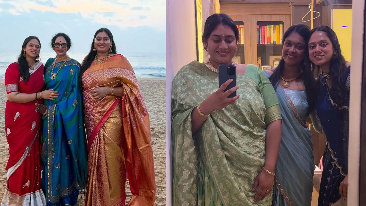 Prabhas | ప్ర‌భాస్ చెల్లెళ్లు చాలా ట్రెడిష‌న‌ల్‌గా రెడీ అయ్యారే.. రీసెంట్ పిక్స్ వైర‌ల్