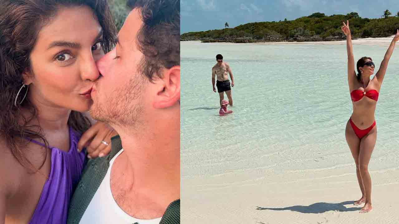 Priyanka Chopra | బ‌ర్త్‌డే రోజు భర్తని ముద్దుల‌తో ముంచెత్తిన ప్రియాంక చోప్రా.. ఫొటోలు వైర‌ల్