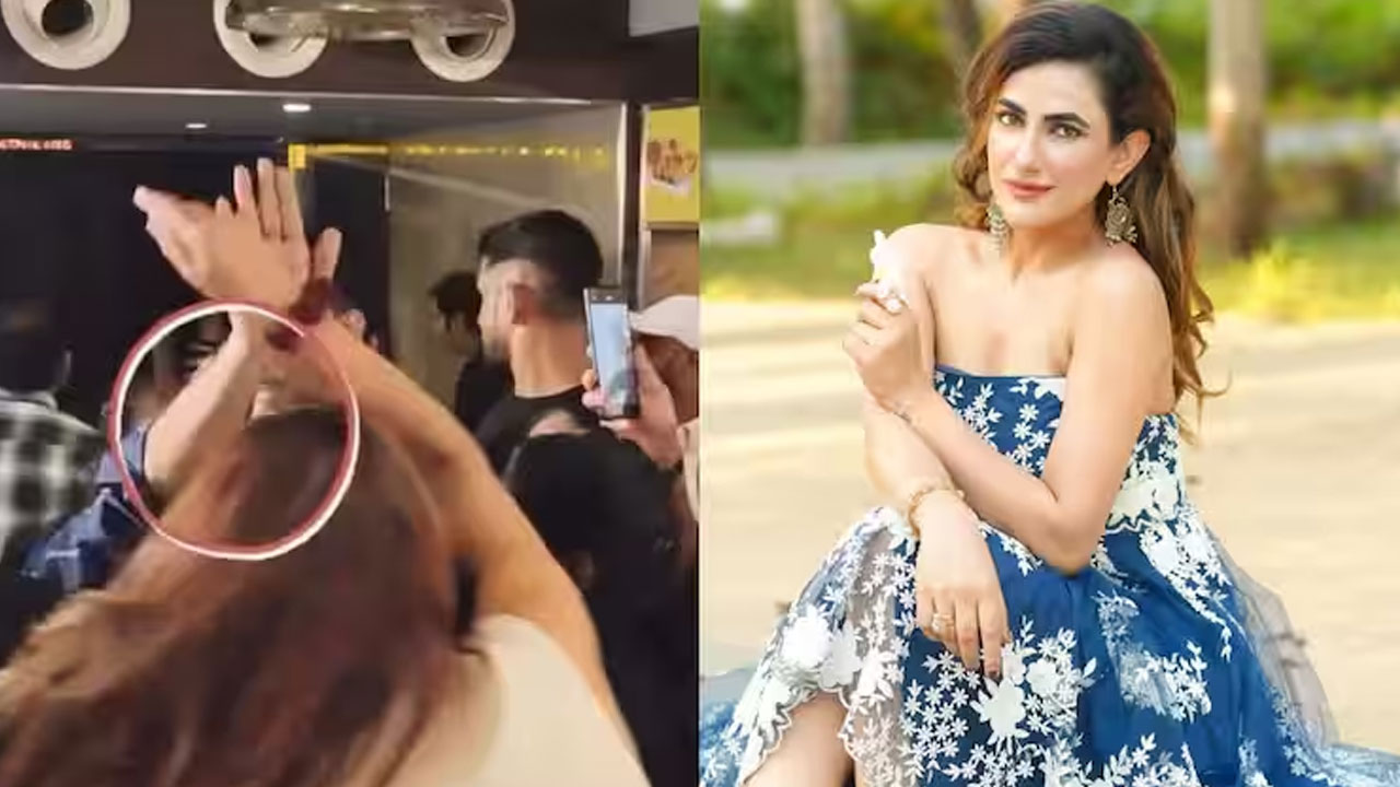 Ruchi Gujjar | థియేట‌ర్ వ‌ద్ద ర‌చ్చ‌.. హీరోని చెప్పుతో కొట్టిన హీరోయిన్