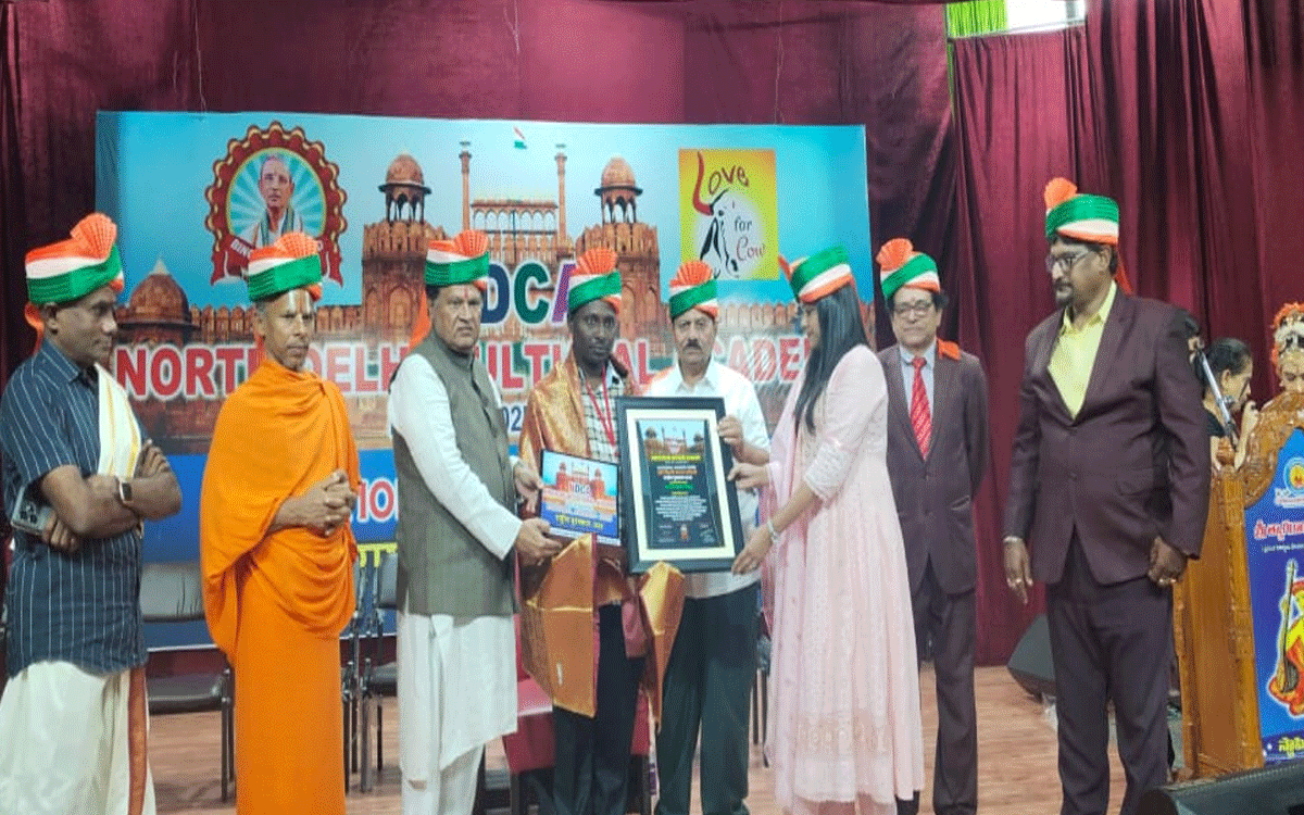 Kodada : తమలపాకుల సైదులుకు నార్త్ ఢిల్లీ కల్చరల్ అకాడమీ నేషనల్ అవార్డు