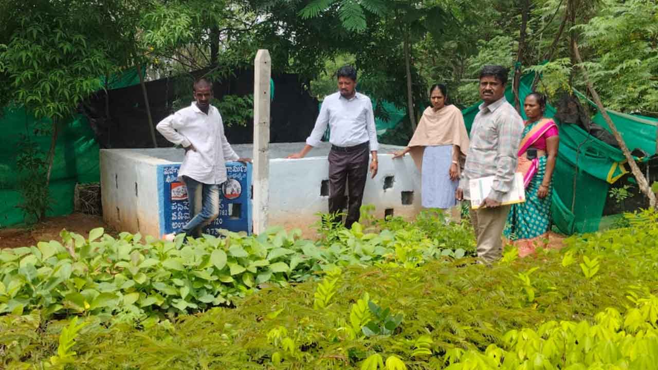 MPDO Aparna | నర్సరీల్లో మొక్కల సంరక్షణ పకడ్బందీగా చేపట్టాలి : ఎంపీడీవో అపర్ణ