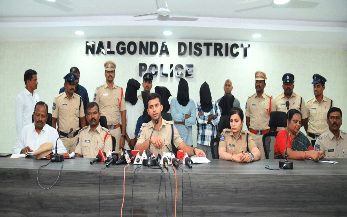 Nalgonda : మానవ అక్రమ రవాణా ముఠా అరెస్ట్‌.. 36 మందికి విముక్తి