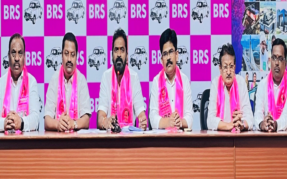 Hyderabad : కుల వృత్తుల‌ను నాశ‌నం చేయాల‌ని చూస్తున్న కాంగ్రెస్ ప్ర‌భుత్వం : మాజీ మంత్రి వి.శ్రీనివాస్ గౌడ్