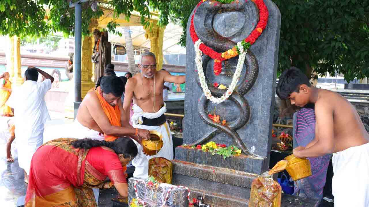 Srisailam |శ్రీశైలంలో నాగుల చవితి పూజలు