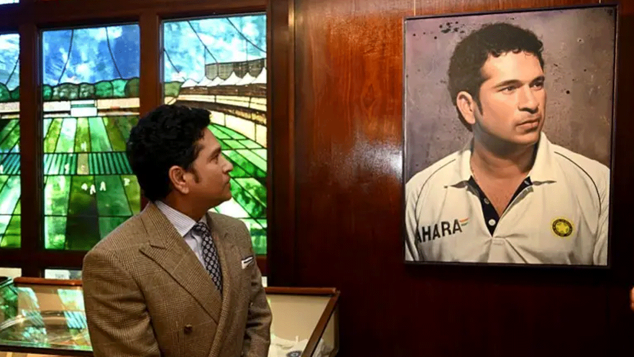 Sachin Tendulkar: లార్డ్స్ మ్యూజియంలో స‌చిన్ టెండూల్క‌ర్ చిత్ర‌ప‌టం ఆవిష్క‌ర‌ణ‌