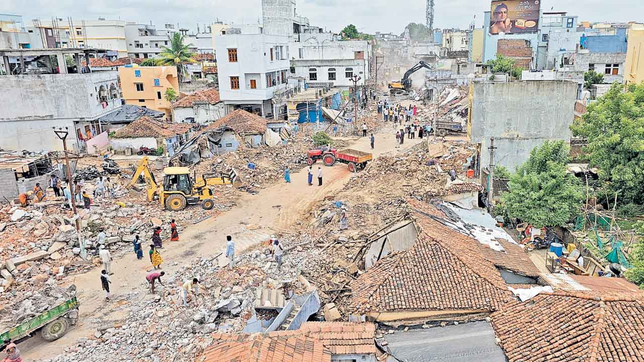 Vemulawada Demolition