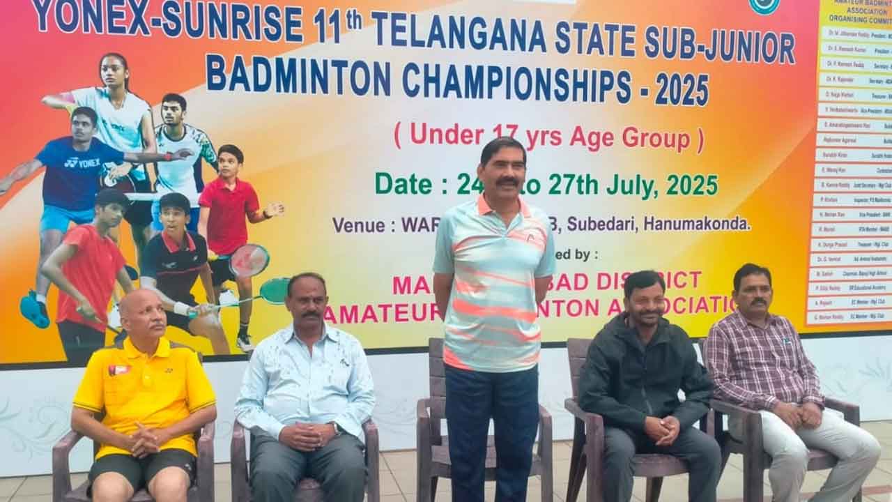 Hanumakonda | ఈ నెల 24 నుంచి రాష్ట్రస్థాయి సబ్‌జూనియర్స్ బ్యాడ్మింటన్‌ చాంపియన్‌షిప్‌ పోటీలు