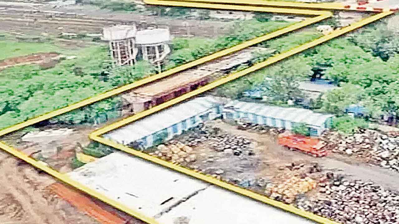Z Shaped Railway Overbridge