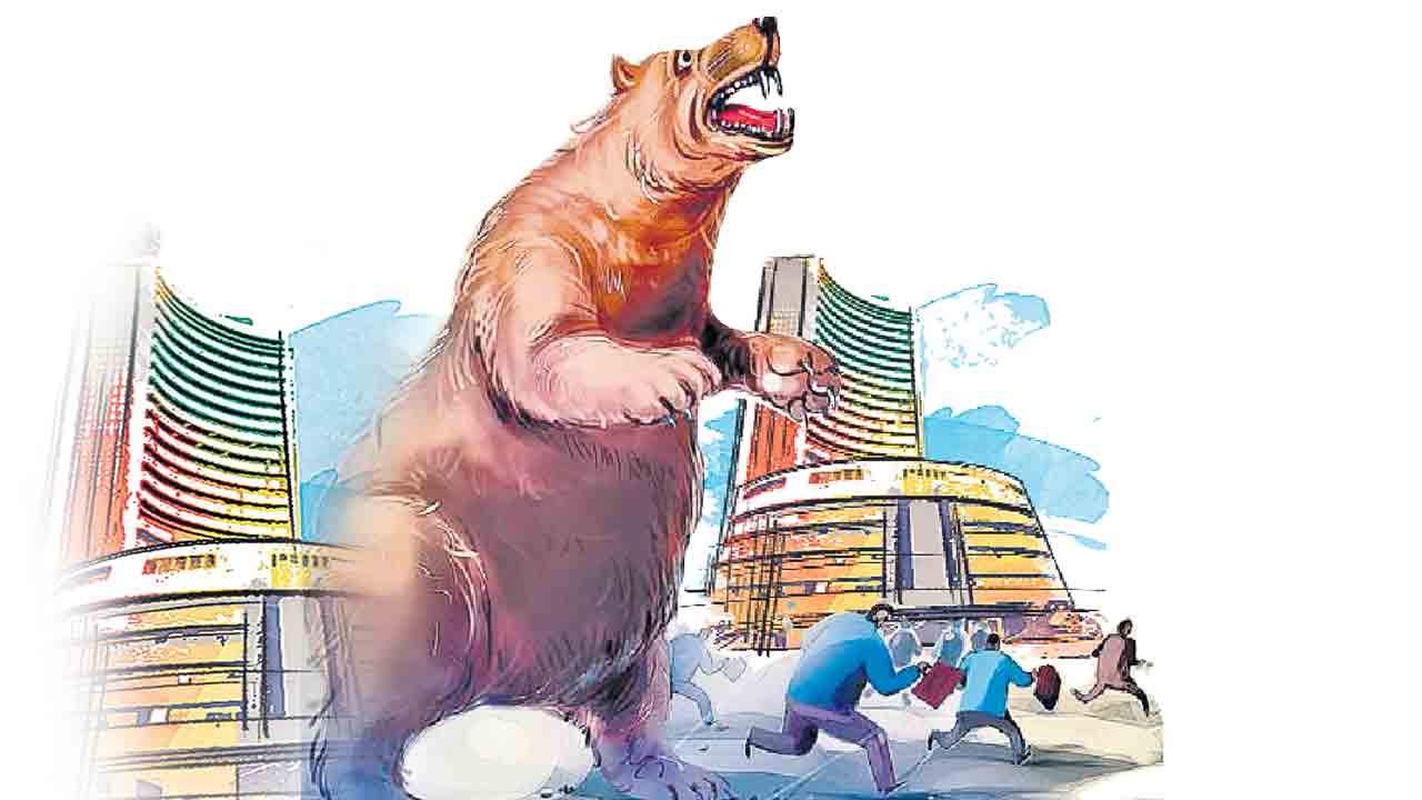 మార్కెట్లకు టారిఫ్‌ ట్రబుల్స్‌.. భారీ నష్టాల్లో దేశీయ స్టాక్‌ మార్కెట్లు