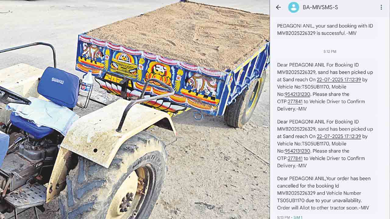 సిండి కేటుగాళ్లు.. ఇసుక సరఫరాలో నయా దందా..!