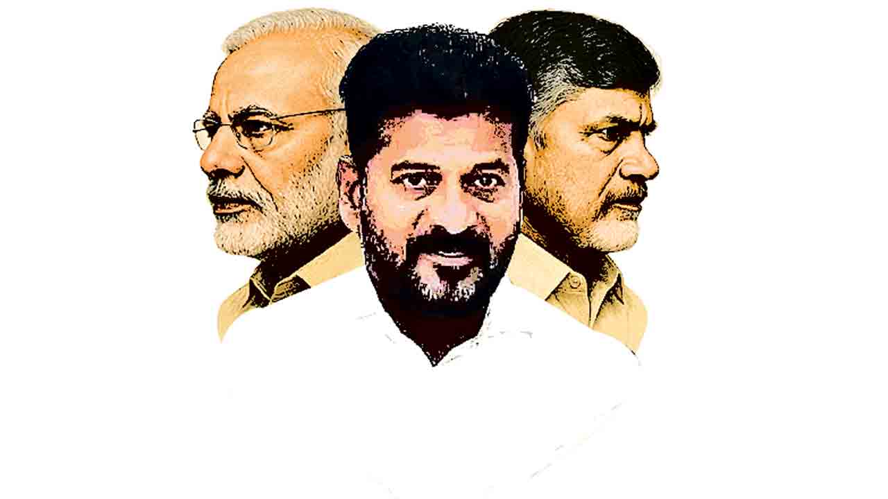 కాళేశ్వరం కమిషన్‌ ఏర్పాటులోనే కుట్ర!.. తెరవెనక మోదీ, రేవంత్‌, బాబు పావులు!