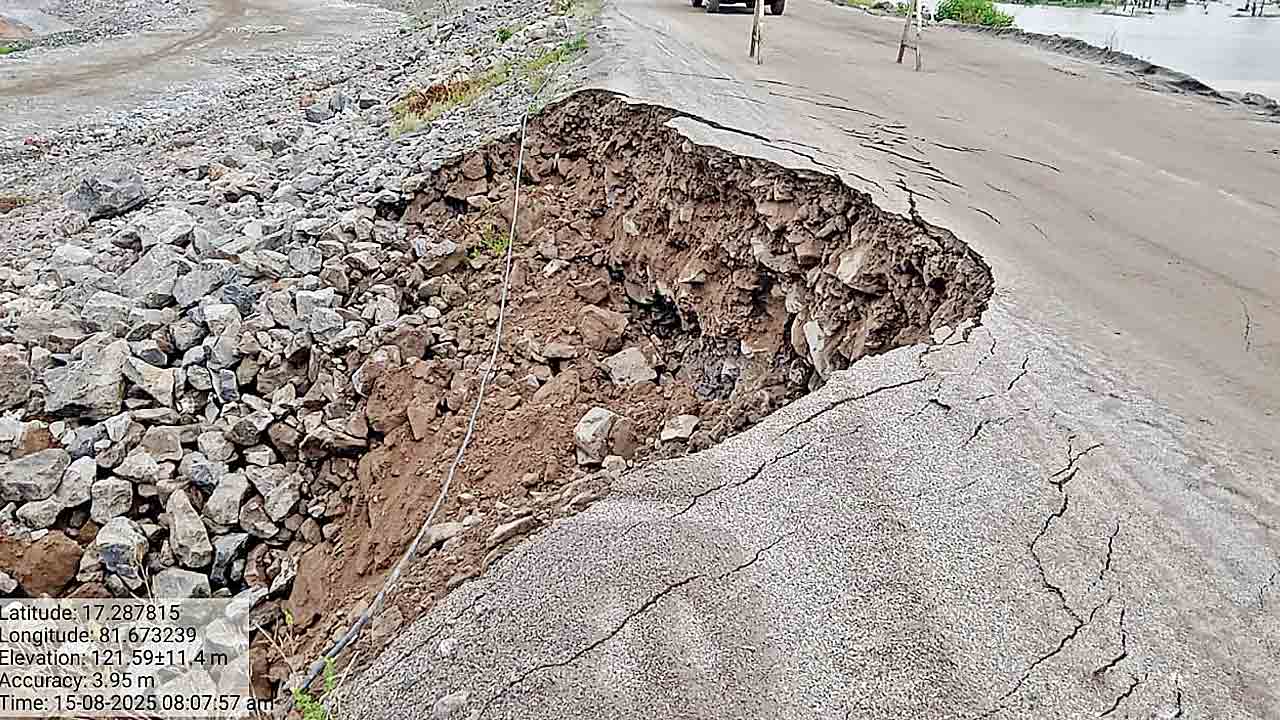 ఎన్డీఎస్‌ఏ.. ఎక్కడున్నావ్‌?.. మళ్లీ కుంగిన పోలవరం కాఫర్‌డ్యామ్‌