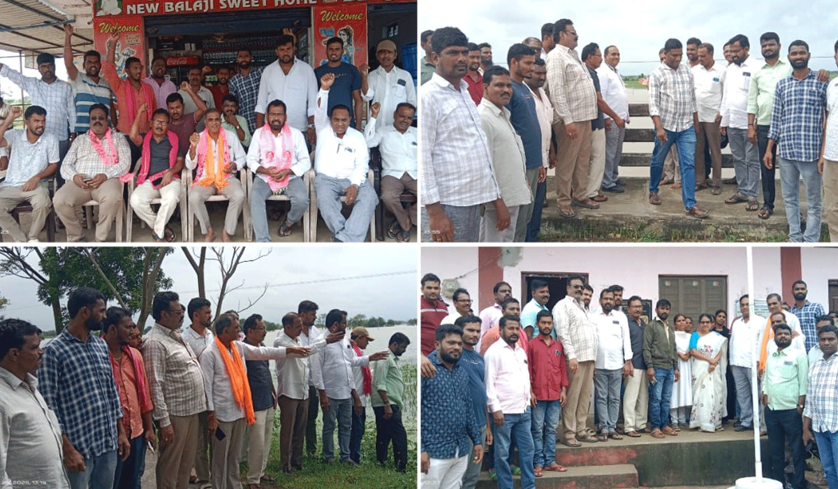 BRS leaders demand | పంట నష్టపోయిన రైతులకు ఎకరా రూ.40 వేలు ఇవ్వాలి.. బీఆర్ఎస్ నాయకుల డిమాండ్