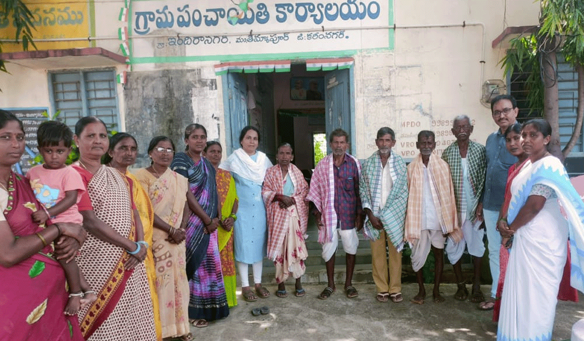 NREGS | ఇందిరానగర్లో ఉపాధి కూలీలకు సన్మానం