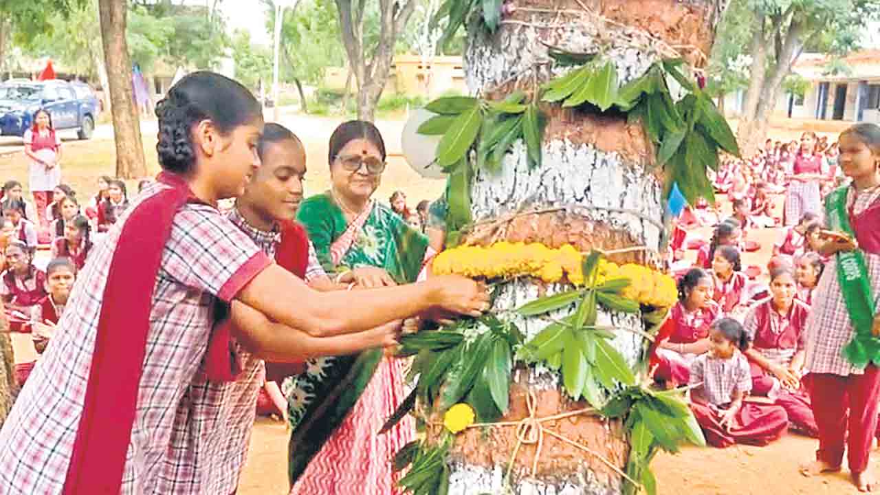 చెట్టుకు తోబుట్టువులయ్యారు