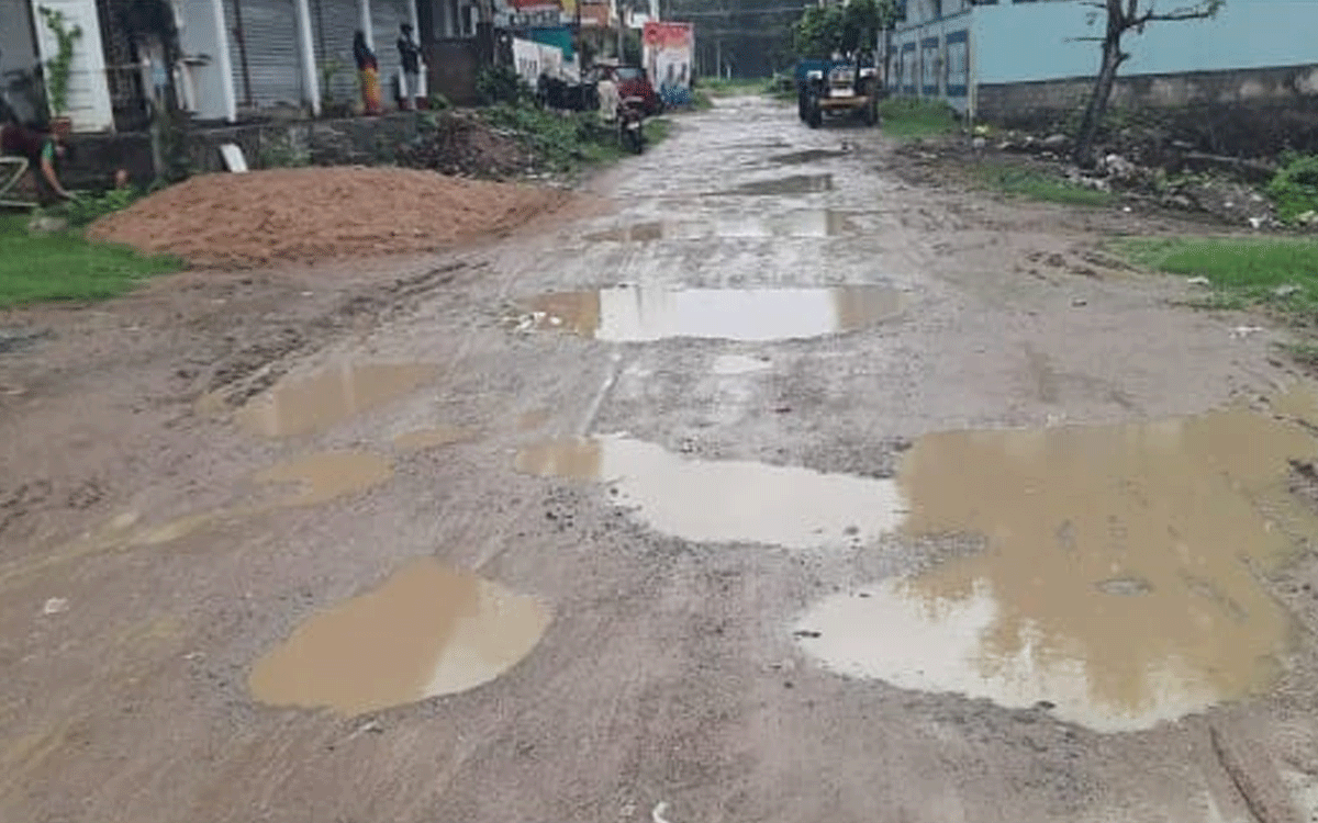 Rajya Lakshmi Colony | రామగుండం బల్దియాలో దుర్భరంగా రాజ్యలక్ష్మీ కాలనీ రోడ్లు.. ఇబ్బందుల్లో ప్రజలు