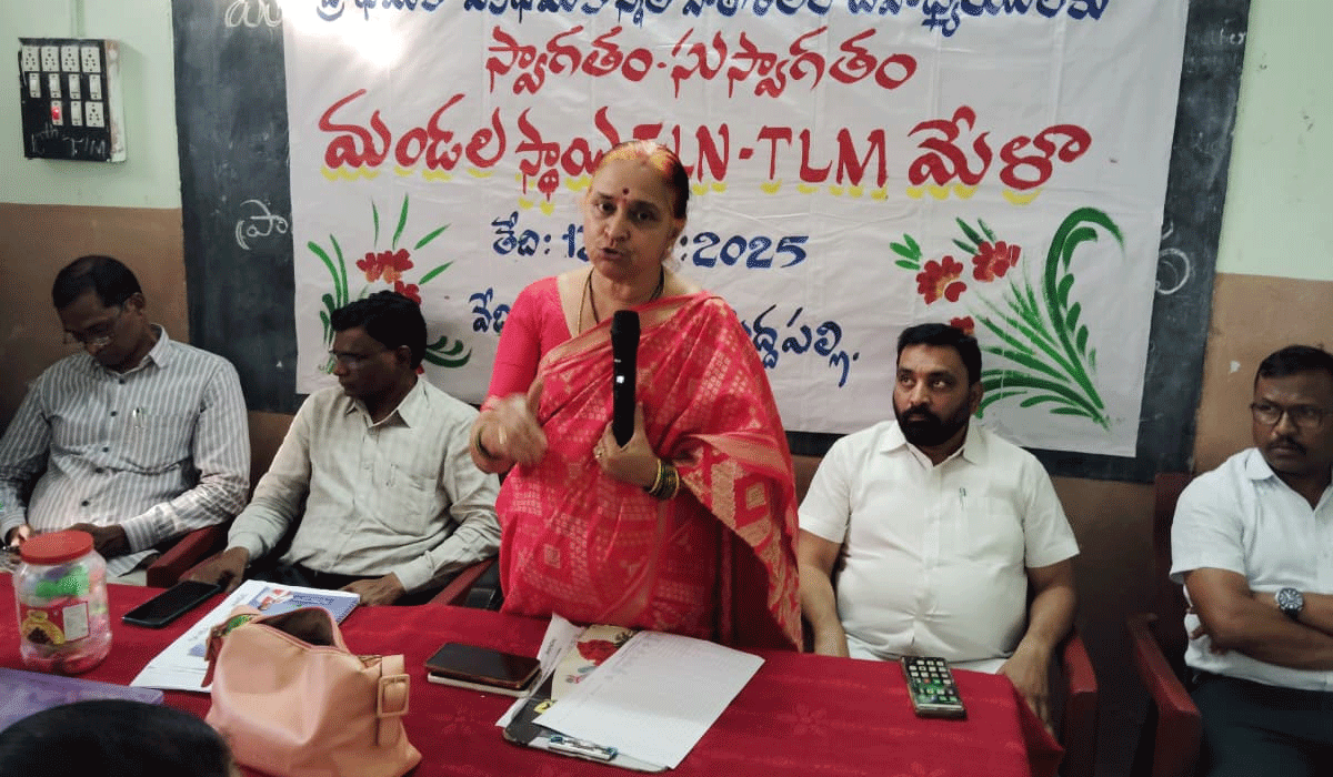 Learning capabilities | ప్రాథమిక స్థాయిలో నే అభ్యాసన సామర్థ్యాలు పెంచాలి.. డీఈవో మాధవి