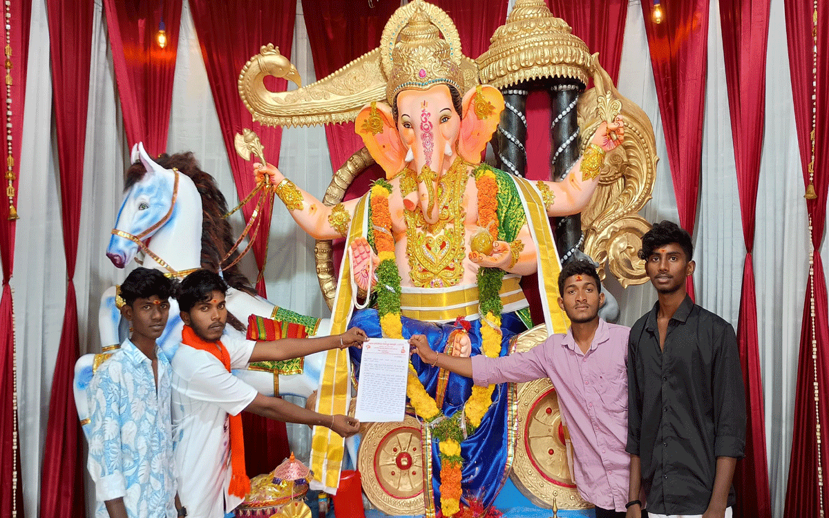 ABVP | స్కాలర్‌షిప్‌లను వెంటనే విడుదల చేయాలని ఏబీవీపీ వినూత్న నిరసన