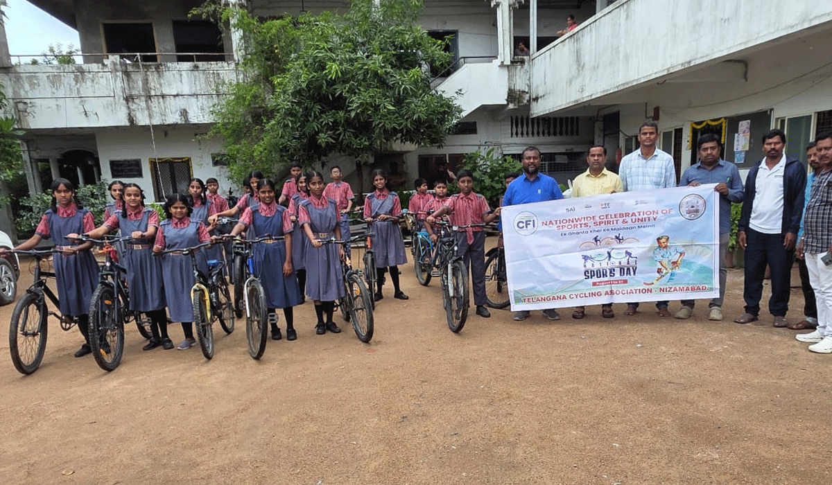 National Sports Day | నిజామాబాద్‌లో ఘనంగా జాతీయ క్రీడాదినోత్సవం..  సైకిల్‌ ర్యాలీ
