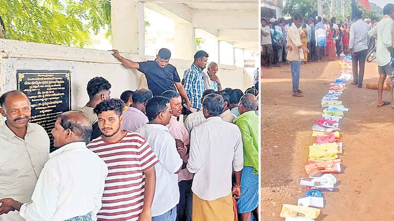 యూరియా కోసం రైతన్న అవస్థలు