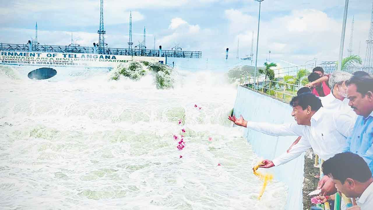రేవంత్ రెడ్డి ఇదిగో చూడు.. ఇవి కాళేశ్వరం నీళ్లే