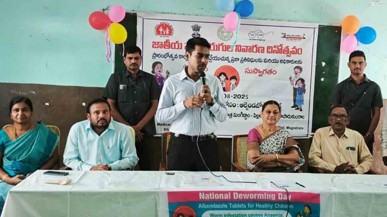 నులి పురుగుల నిర్మూలనే లక్ష్యం