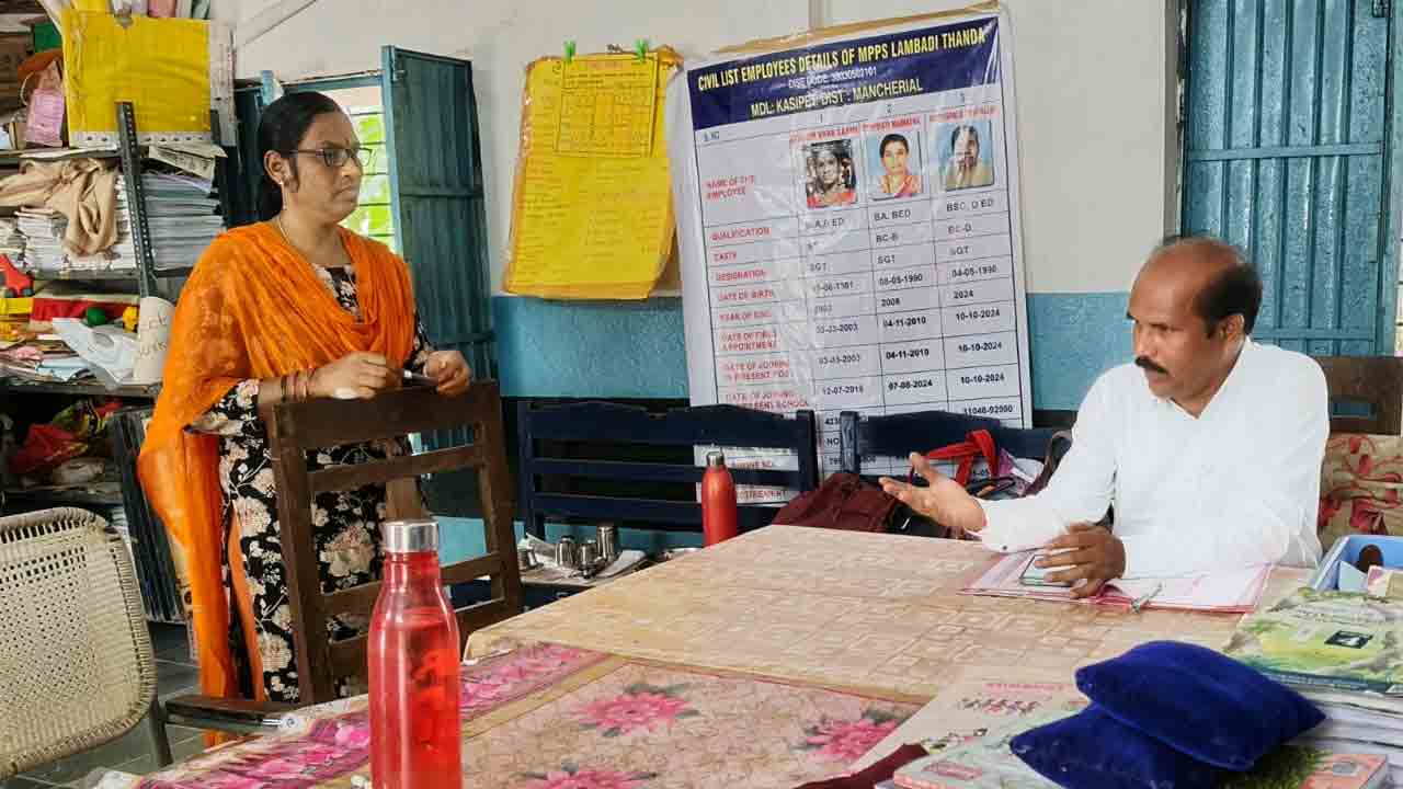 Surprise inspection | పాఠశాలలను ఆకస్మికంగా తనిఖీ చేసిన డీఈవో