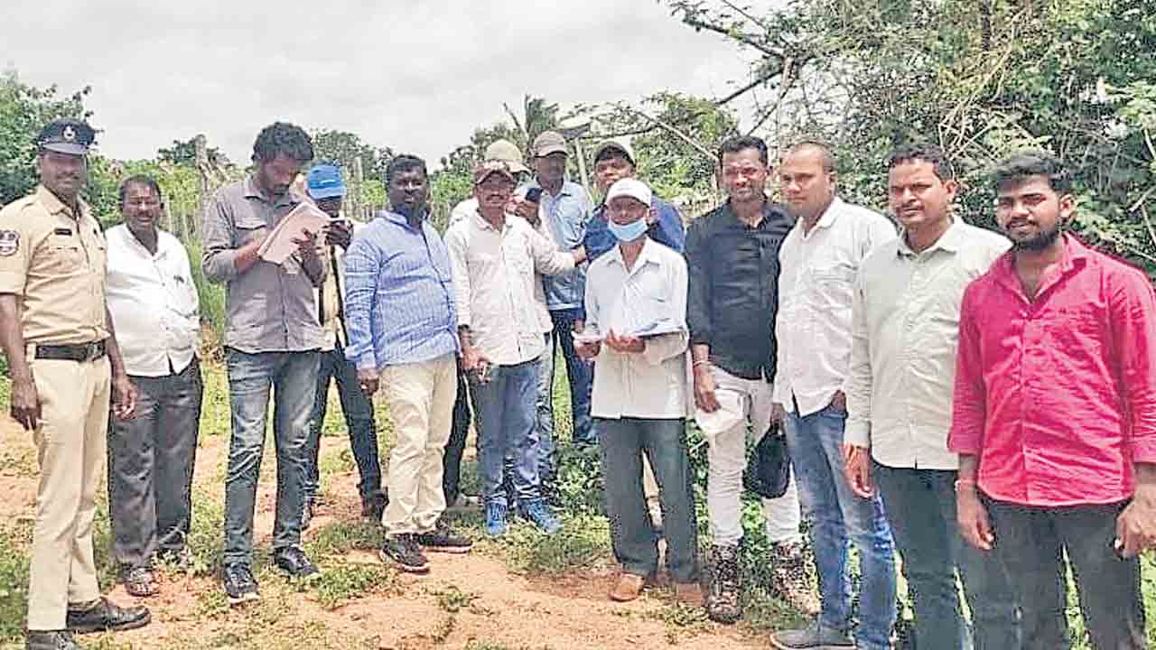 జోరుగా ఫార్మా భూముల డిజిటల్‌ సర్వే… హద్దురాళ్ల దిమ్మెలకు శాట్‌లైట్‌ ప్లేట్ల అమరిక