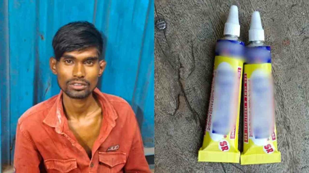 Glue Addiction Man Kills Gr