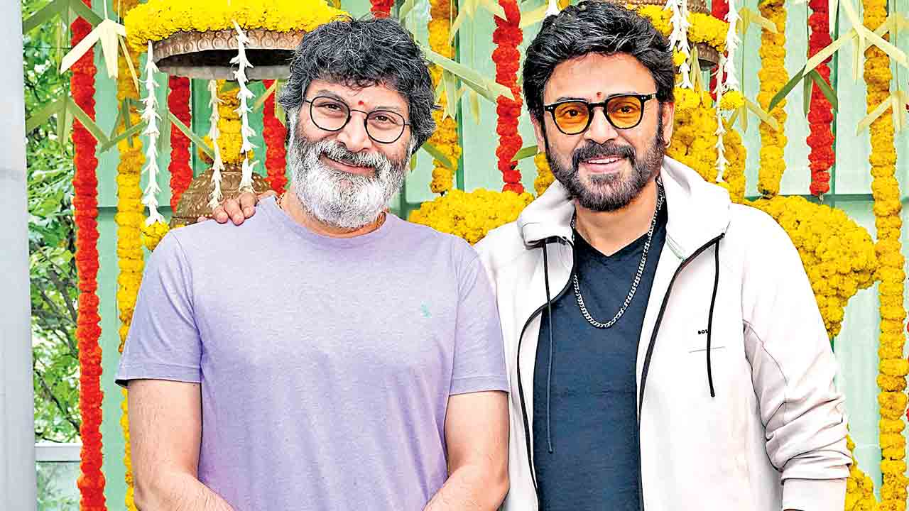 వెంకటేశ్‌-త్రివిక్రమ్‌ల వినోదానికి శ్రీకారం