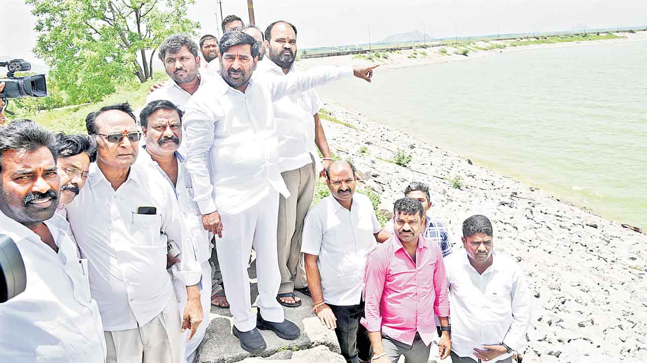 ఏఎమ్మార్పీని ఎండబెడ్తరా?.. జగదీశ్‌రెడ్డి సవాల్‌