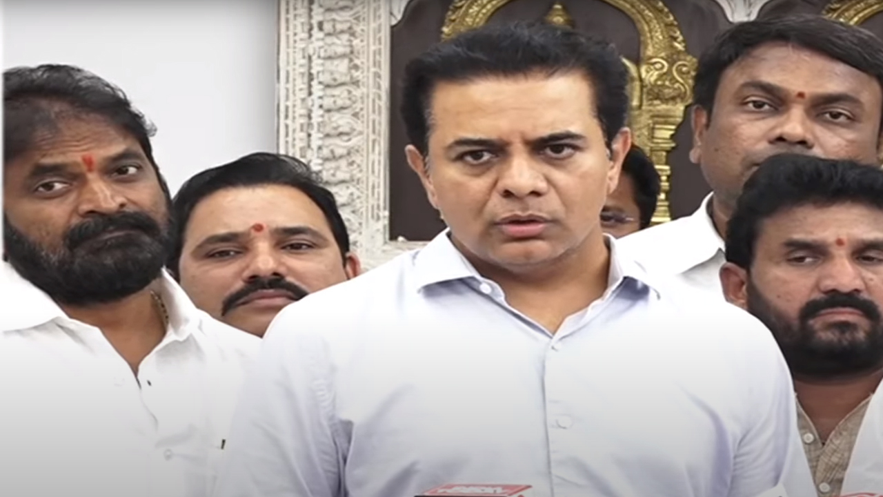 KTR | ఎరువుల బ్లాక్‌ మార్కెటింగ్‌ వెనుక కాంగ్రెస్‌ వాళ్లే ఉన్నారని అనుమానాలున్నయ్‌ : కేటీఆర్‌