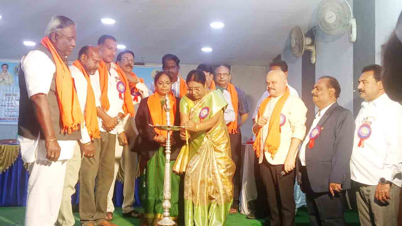 Lions Club | ఘనంగా లయన్స్‌ క్లబ్ ఆఫ్ నిజామాబాద్ డైమండ్ ప్రమాణ స్వీకారం