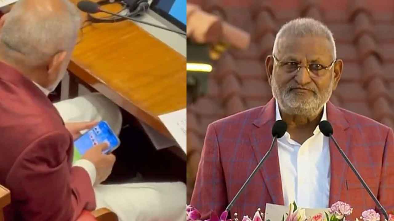 అసెంబ్లీలో రమ్మీ ఆడిన మంత్రికి క్రీడల శాఖ
