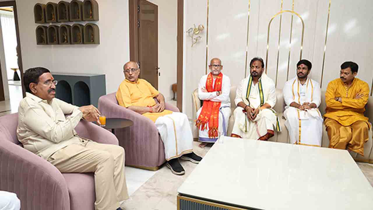 CP Radhakrishnan | తిరుమలకు చేరుకున్న ఎన్డీయే ఉప రాష్ట్రపతి అభ్యర్థి