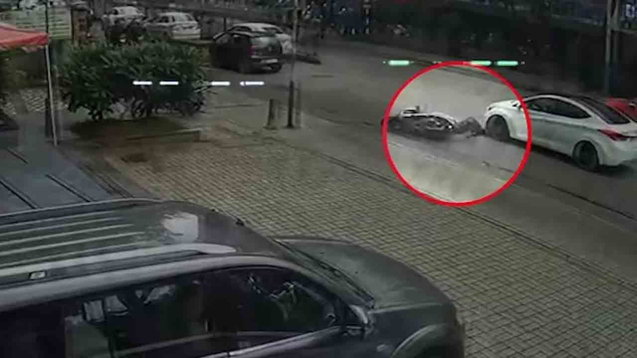 Viral Video | రెప్పపాటులో ఎంత ఘోరం.. అదుపుతప్పి స్కూటీపై నుంచి కిందపడ్డ వ్యక్తి.. దూసుకెళ్లిన కారు!!