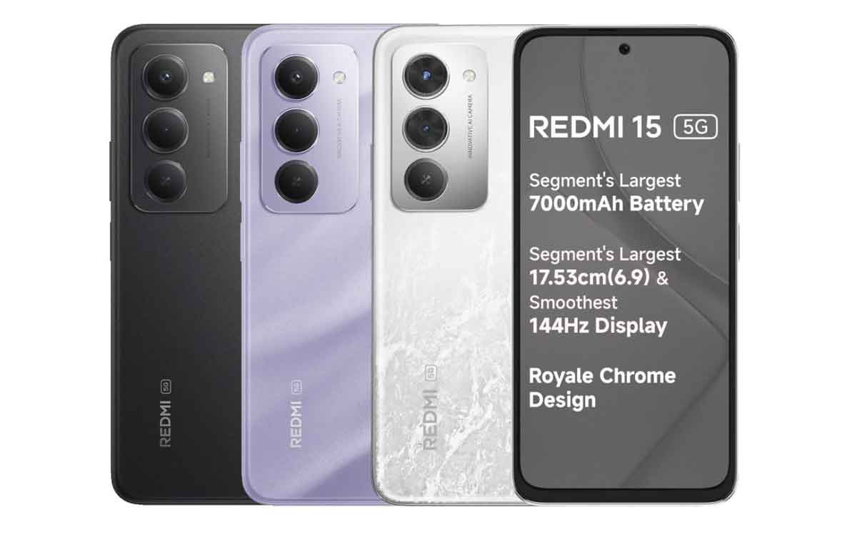 REDMI 15 5G  | భారీ బ్యాటరీతో లాంచ్ అయిన రెడ్మీ 15 5జి స్మార్ట్ ఫోన్.. ఫీచర్లు అదిరిపోయాయ్.. ధర ఎంతంటే..?