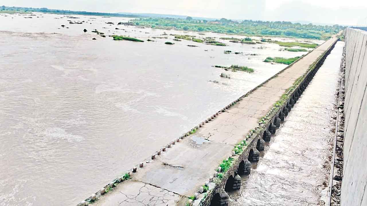ఎస్సారెస్పీకి భారీగా ఇన్‌ఫ్లో