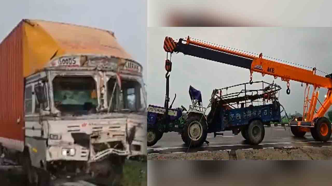 Road Accident | భక్తులతో వెళ్తున్న ట్రాక్టర్ను ఢీకొట్టిన కంటైనర్.. 8 మంది మృతి
