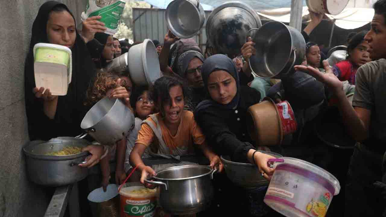 గాజాలో తీవ్ర కరువు… ఐక్యరాజ్యసమితి ప్రకటన