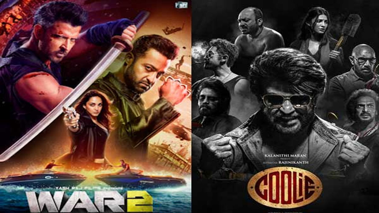 Coolie vs War 2 |  వార్ 2 vs కూలీ.. ఓపెనింగ్ డే నాడు ఎవరిది పైచేయి?