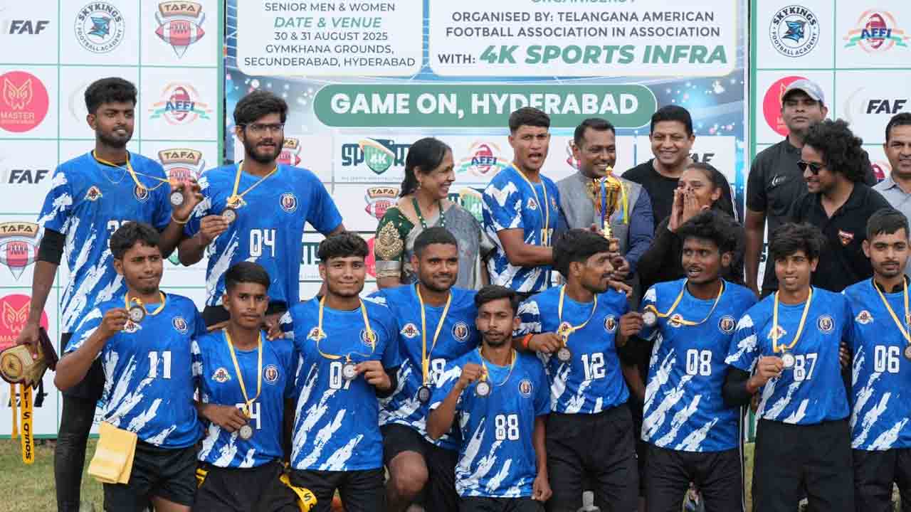 American Flag Football | రన్నరప్‌గా తెలంగాణ.. ఛాంపియన్లుగా ఉత్తరప్రదేశ్, కర్నాటక..!