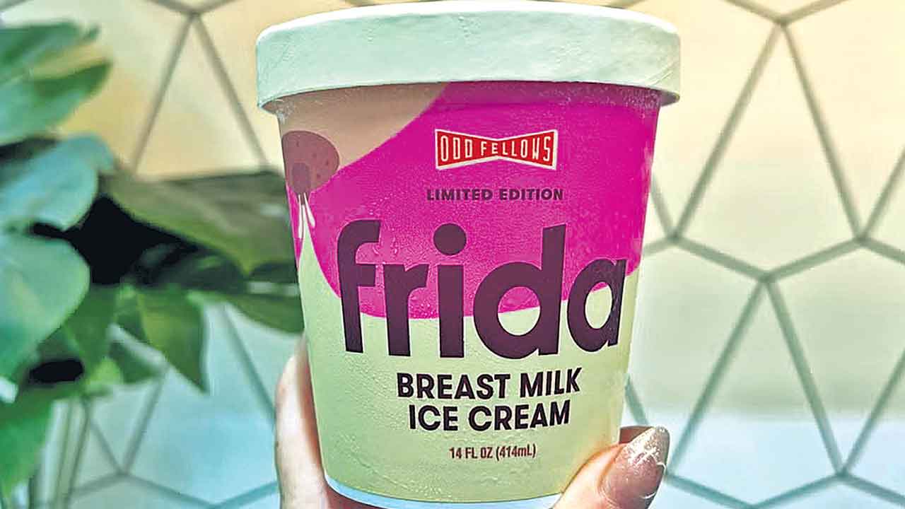 తల్లిపాలతో ఐస్‌క్రీమ్‌